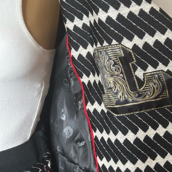 Desigual tapestry coat with matching skirt artsy multicolor graphic set M - Picture 15 of 16